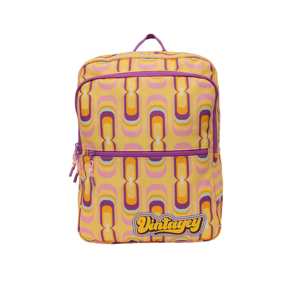 Mochila Retangular VINTAGEY Retro 39x30x10cm