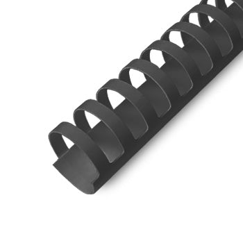 Argolas PVC Encadernar 19mm Preto 165 Folhas 100un