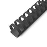 Argolas PVC Encadernar 19mm Preto 165 Folhas 100un