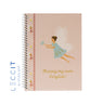 Caderno Espiral A4 Quadriculado FAIRIES Rose 80Fls 1un