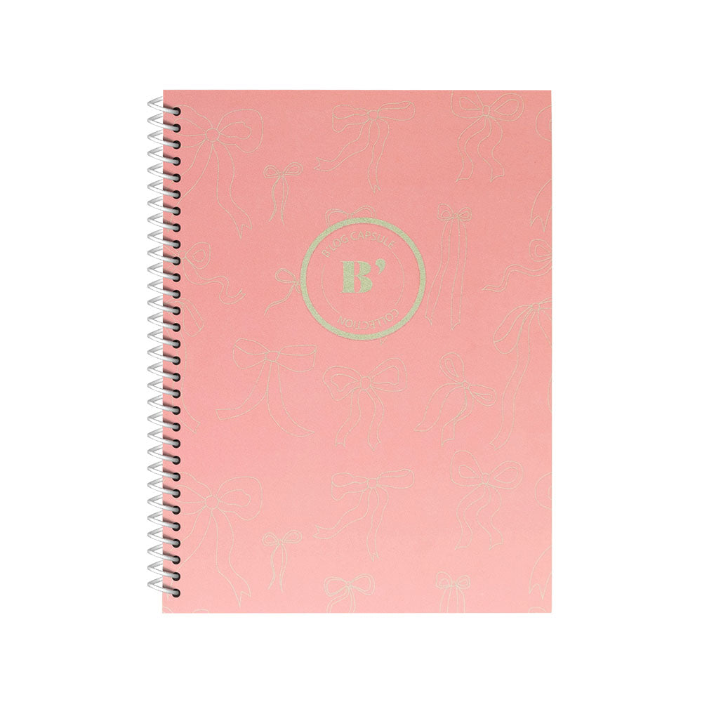 Caderno Espiral A4 Pautado LACES Rosa 80Fls 1un
