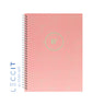 Caderno Espiral A4 Pautado LACES Rosa 80Fls 1un