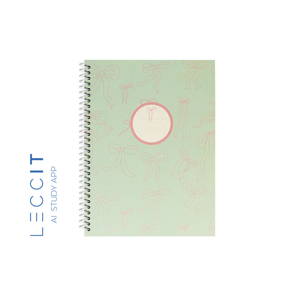 Caderno Espiral A5 Quadriculado LACES Verde 80Fls 1un