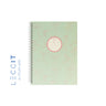 Caderno Espiral A5 Quadriculado LACES Verde 80Fls 1un
