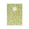 Caderno Agrafado A4 Quadriculado FLOWERS Verde 48Fls 1un