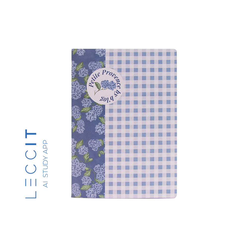 Caderno Agrafado A5 Quadriculado PROVENCE Flower 48Fls 1un