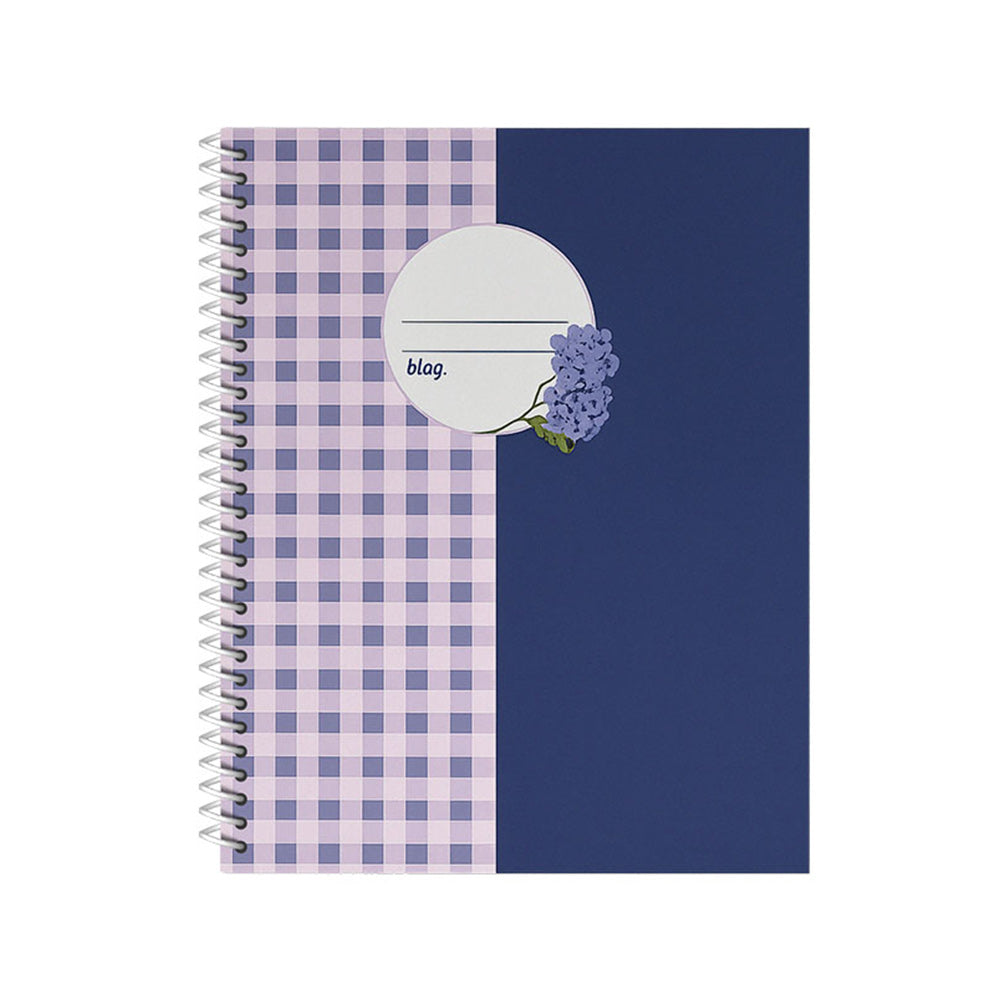 Caderno Espiral A4 Pautado PROVENCE Vichy 80Fls 1un