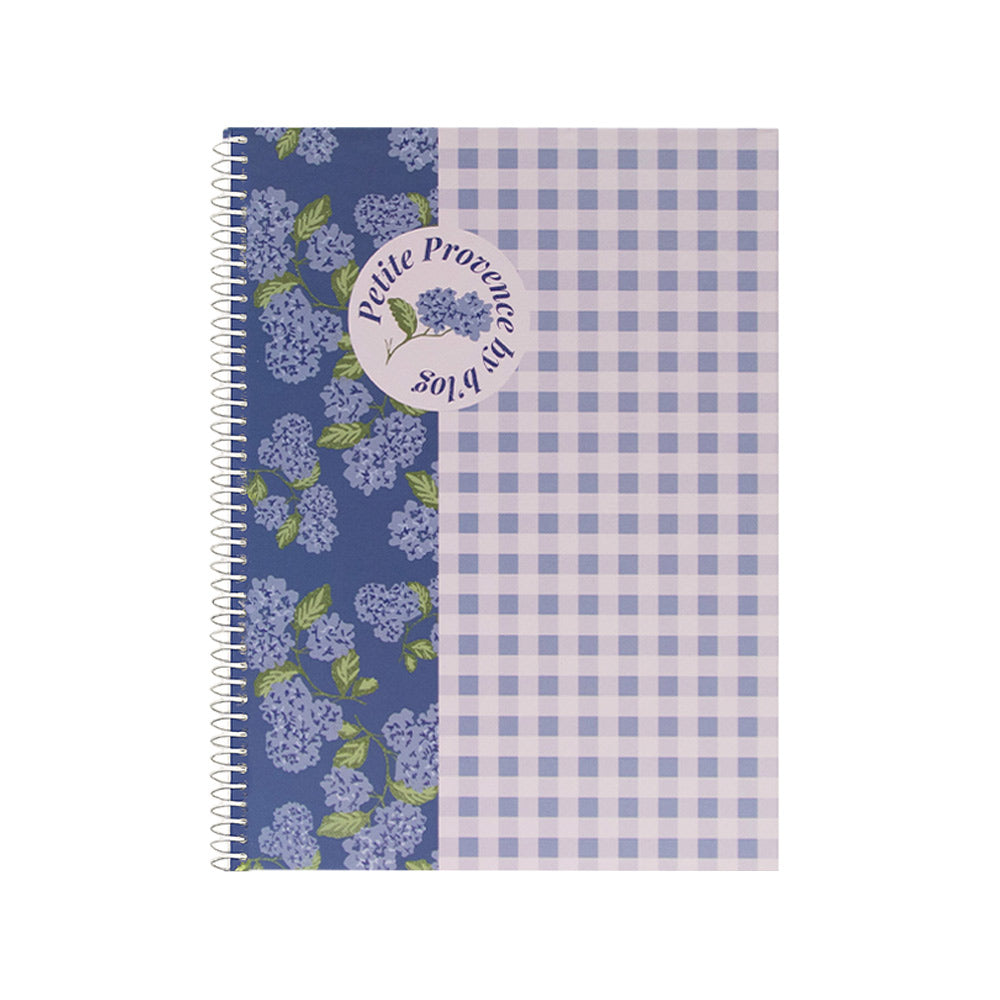 Caderno Espiral A4 Quadriculado PROVENCE Flower 80Fls 1un