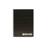 Caderno Espiral A5 Quadriculado ECHO Preto 80Fls 1un