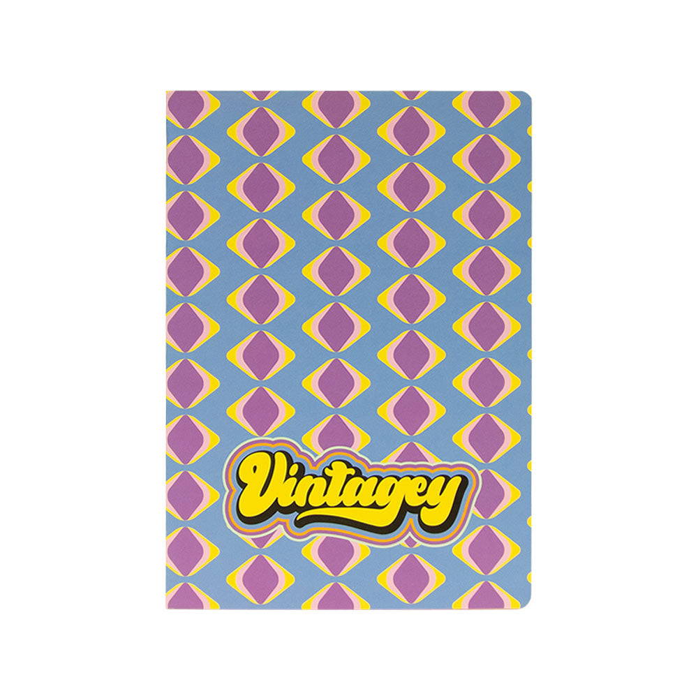 Caderno Agrafado A4 Quadriculado VINTAGEY Diamond 48Fls 1un