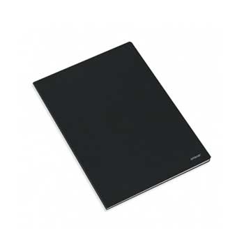 Caderno Agrafado A4 Pautado Ambar Preto 80Fls 1un