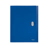 Pasta Projectos PP Recycle c/Fecho A4 3 Abas Azul