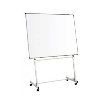 Suporte para Quadro 200x120cm Branco com Rodas Cinza Claro