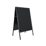 Quadro Cavalete Dupla Face 90x150cm Preto - Ardósia 90x120cm