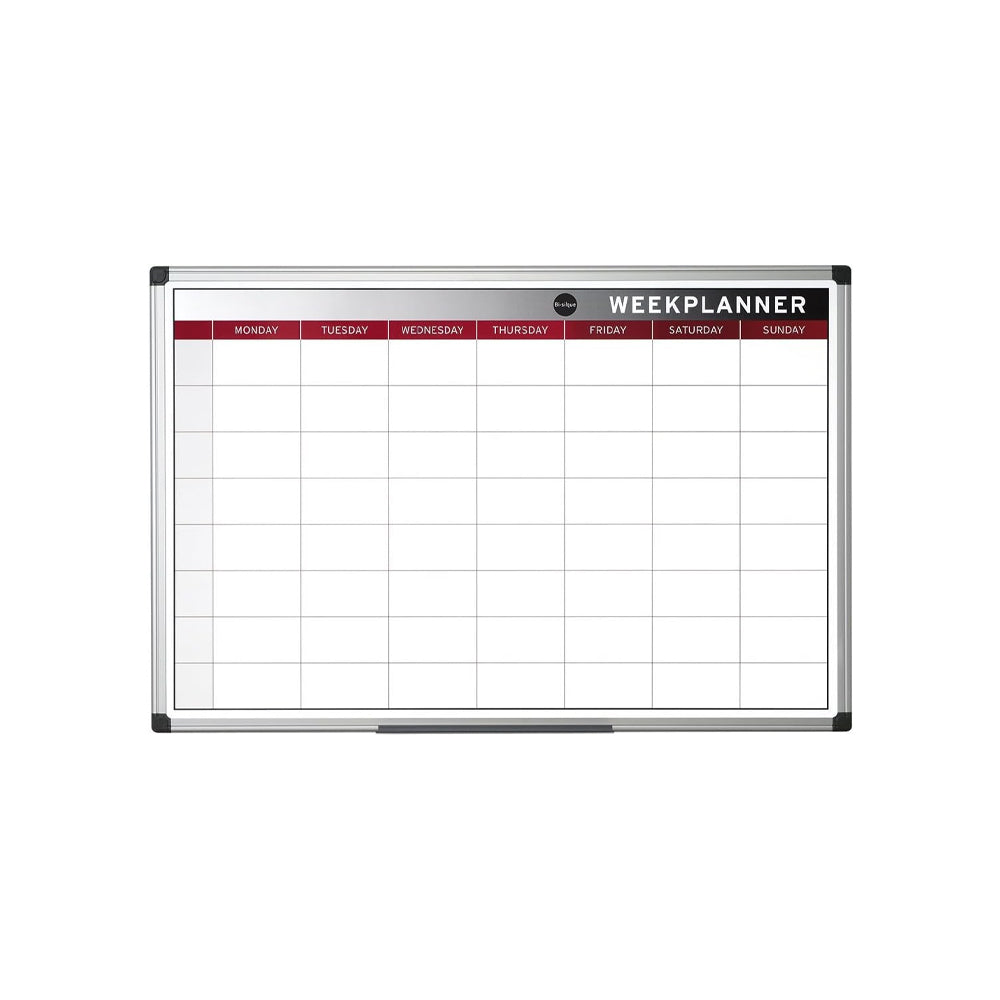 Quadro Branco 120x90cm Magnético Plano Semanal GA0533170