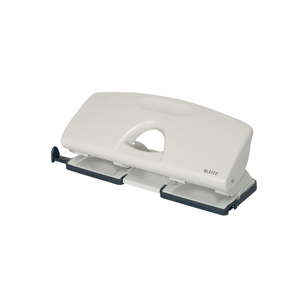 Furador 4 Furos 16 Folhas 1,6mm LEITZ 5022 Cinza