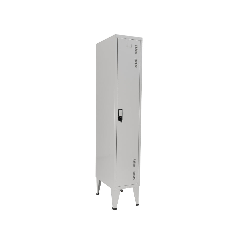 Cacifos Metálicos Simples 1 Cacifo 300x400x1700mm Cinza