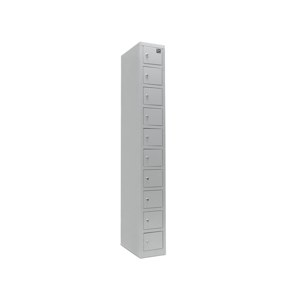 Cacifos Metálicos 10 Cacifos 217x420x1650mm Cinza