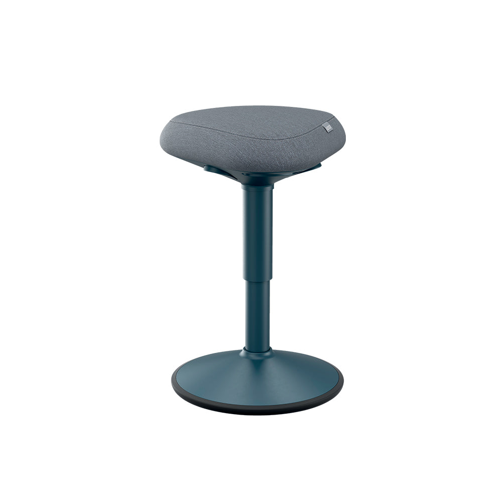 Banco Elevatório 47/64cm c/ Base Oscilante Cinza Escuro