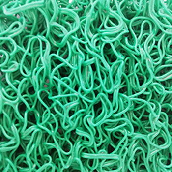 Tapete Malha PVC s/Fundo 14mm Verde Metro Linear