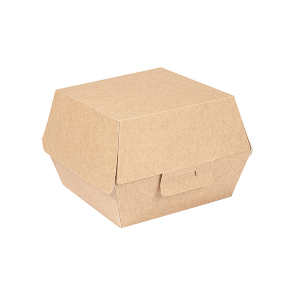 Caixa Hamburguer THEPACK 14,4x13,6x9,2cm Natural 50u