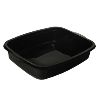 Embalagem Alimentar 1100ml PP s/Tampa Preto 50un