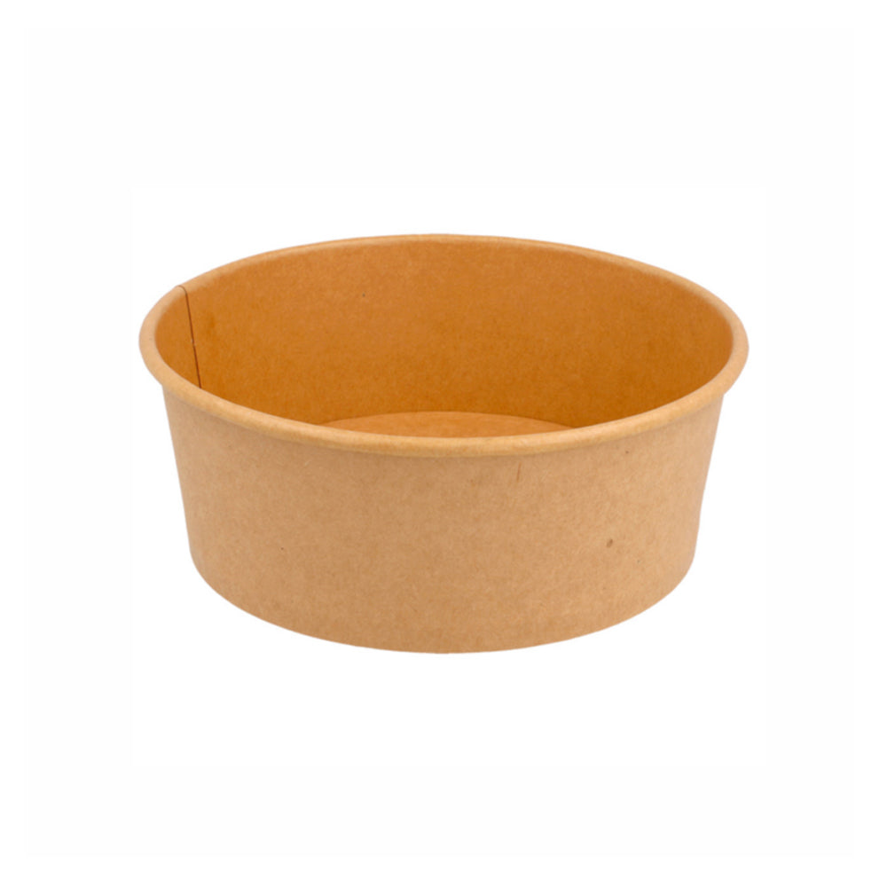 Saladeiras 750ml Cartão Redondo Ø150mm Cor Kraft 50un
