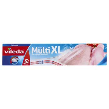 Saco Congelação VILEDA Multi XL 5L 10un