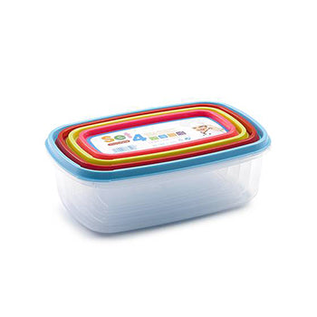 Caixas Herméticas 250 a 1000ml 4un