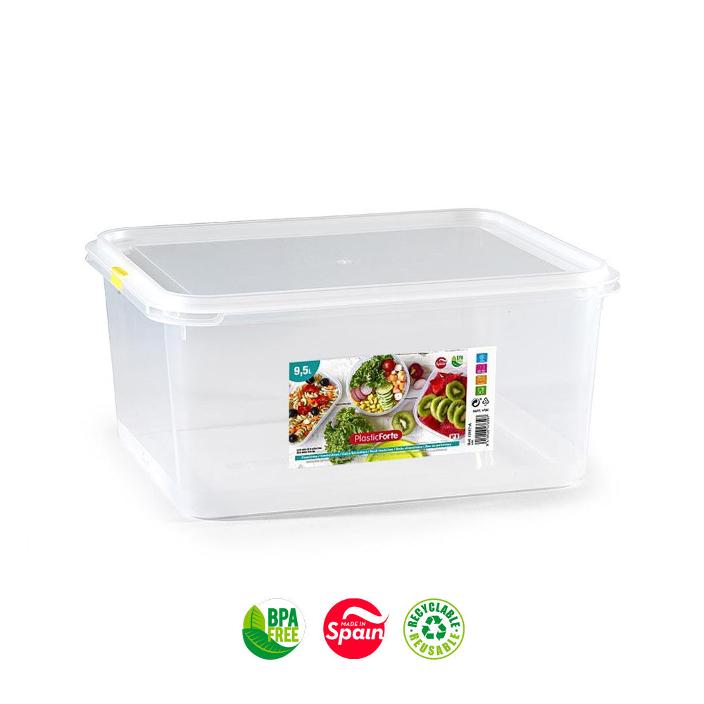 Caixa Hermética Hotelaria Frost Nº8 9,5L Transparente