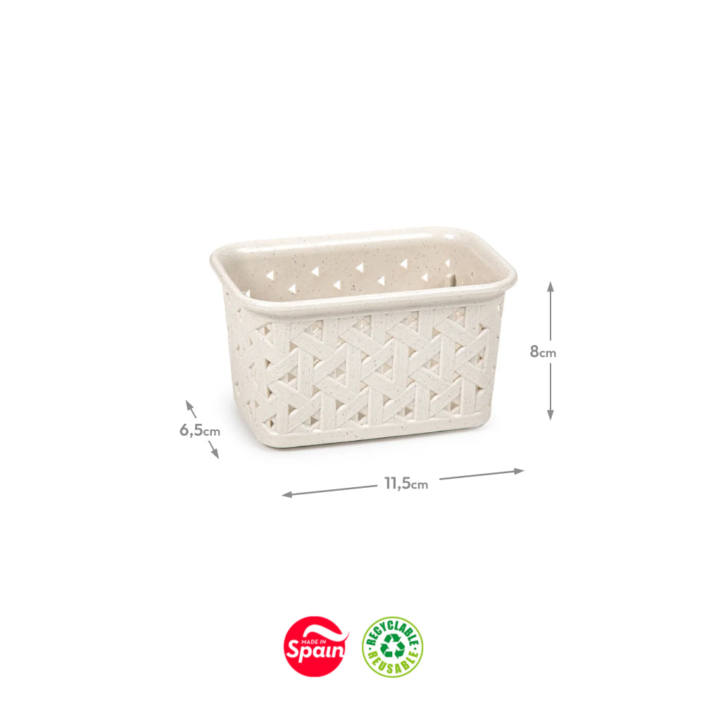 Caixa Multiusos Nature Eco Nº5 06,5x11,5x8cm Bege