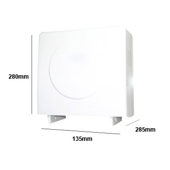 Dispensador Papel Higiénico Jumbo PW-940T Branco