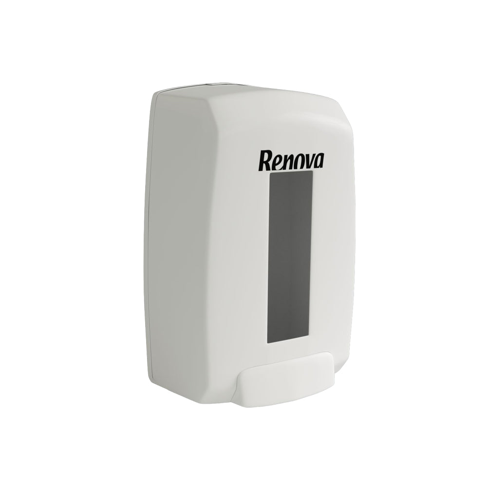 Saboneteira Enchimento Plástico Vintage Branco RENOVA 1L
