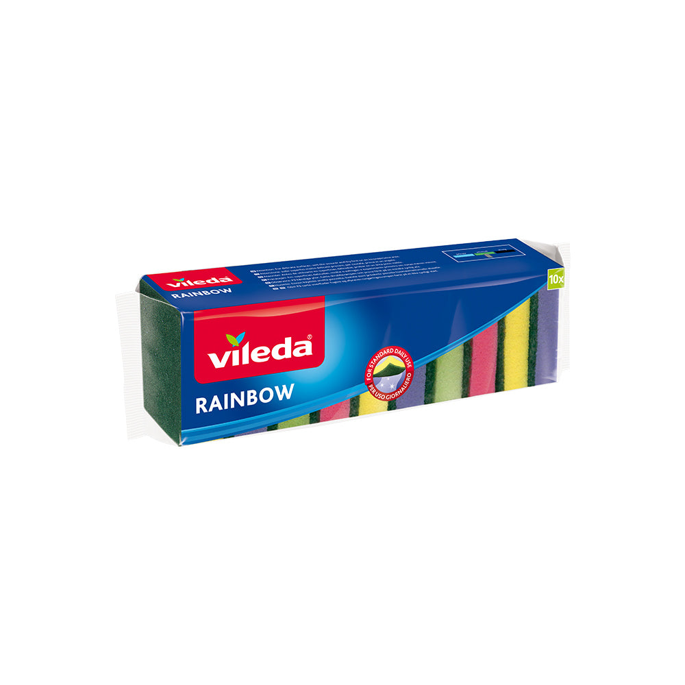 Esfregão Esponja Salva Unhas Vileda Rainbow 10un