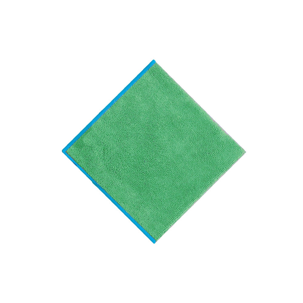 Pano Microfibra 40x40cm 300g Terry Verde Pack 5un