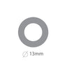 Reforços Autoadesivos APLI 13mm Dispensador Branco 500un