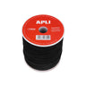 Elástico Fio Bobine Apli Preto 2mmx100m 1un