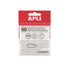 Bloco Notas Aderentes 075x075mm Film Apli Transparente 50Fls