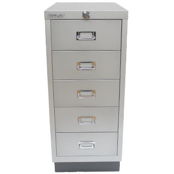 Móvel Metal com Fecho 673x279x429mm com 5 Gavetas Silver