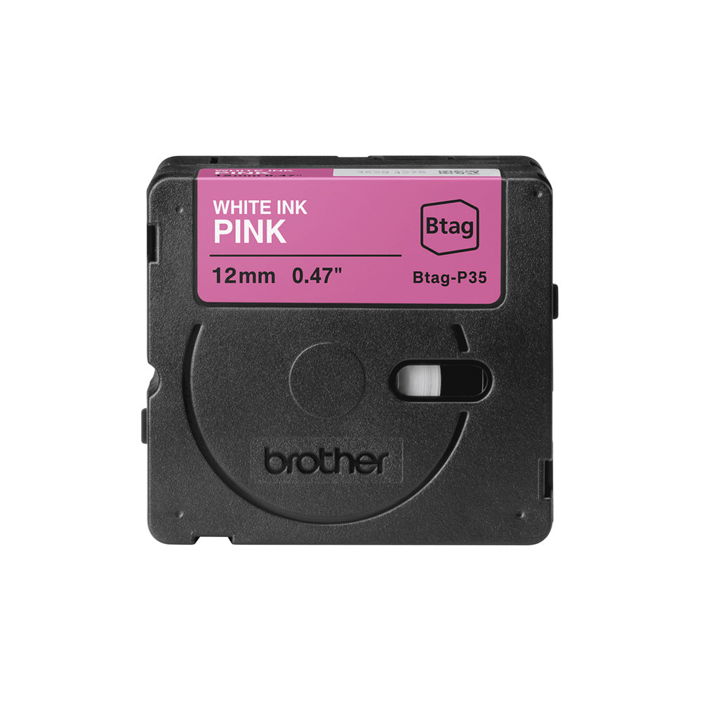 Fita Btagp35 12mmx4mts Rosa/Branco