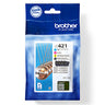 Pack Tinteiros Brother LC421VAL 4 Cores 200 Pág.