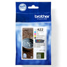 Pack Tinteiros Brother LC422VAL 4 Cores 550 Pág.