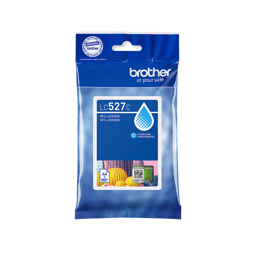 Tinteiro Brother LC527C Azul 900 Pág.