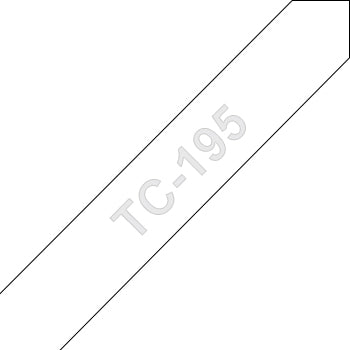 Fita Laminada 9mmx7,7mts Transparente/Branco