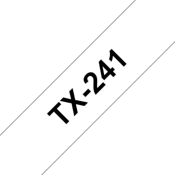 Fita Laminada 18mmx15mts Branco/Preto