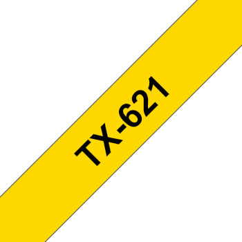 Fita Laminada 9mmx15mts Amarelo/Preto