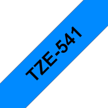 Fita Laminada 18mmx8mts Azul/Preto