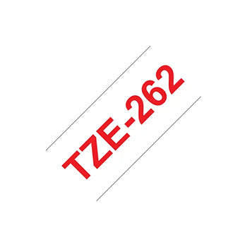 Fita Laminada 36mmx8mts Branco/Vermelho