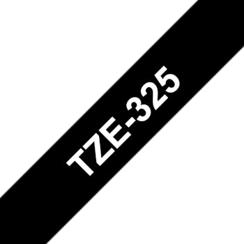 Fita Laminada 09mmx8mts Preto/Branco