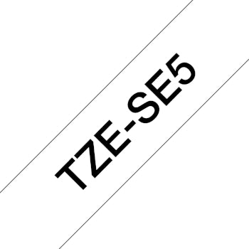 Fita Laminada Segurança 24mmx8mts Branco/Preto
